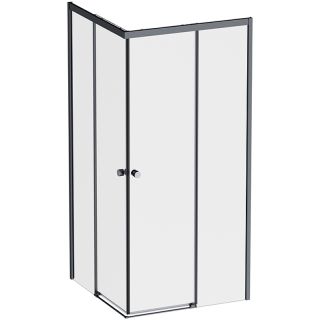 Душевой уголок AM.PM X-Joy W94G-403-9090-BТ 90х90 профиль черный матовый стекло прозрачное